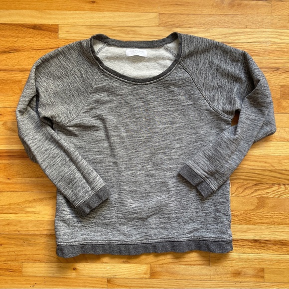 Everlane The Crew Sweatshirt Grey Marled - Picture 2 of 8